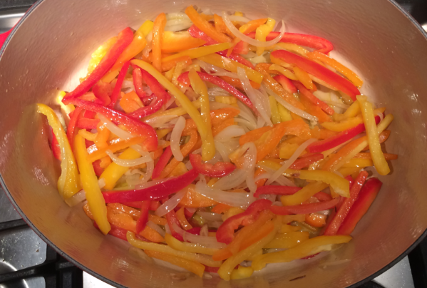 Chicken Peperonata - With onions and peppers